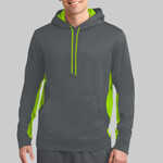Sport Wick ® Fleece Colorblock Hooded Pullover
