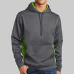 Sport Wick ® CamoHex Fleece Colorblock Hooded Pullover