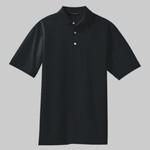 Poly Charcoal Blend Pique Polo