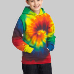 Youth Tie Dye Pullover Hooded Sweatshirt