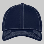 Stretch Mesh Contrast Stitch Cap